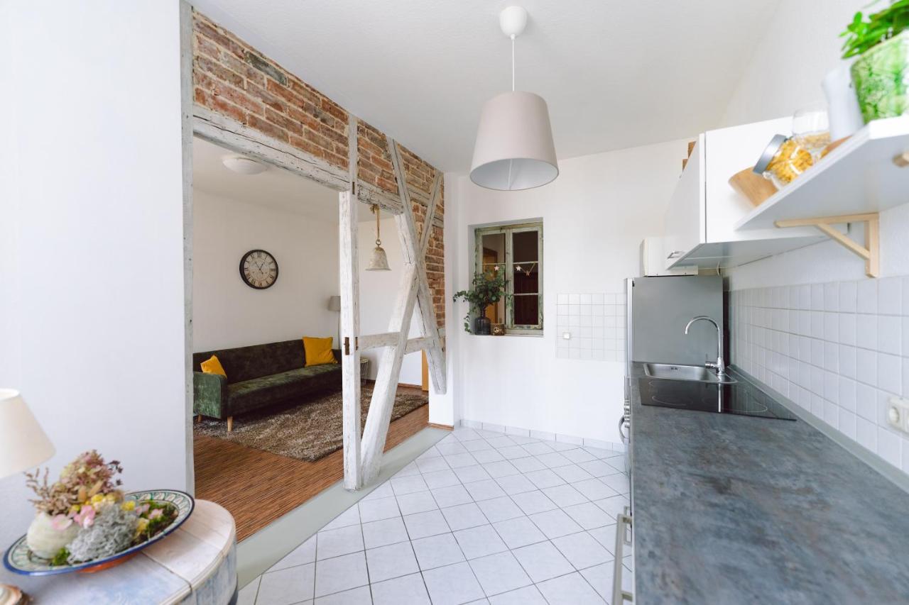 Apartamento Harzer Fachwerkstube Quedlinburg Exterior foto